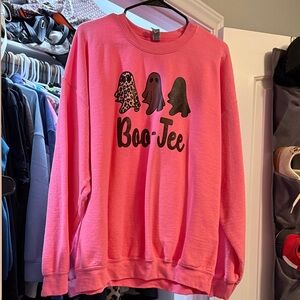 Pink Boo-Tee Women's Sweater